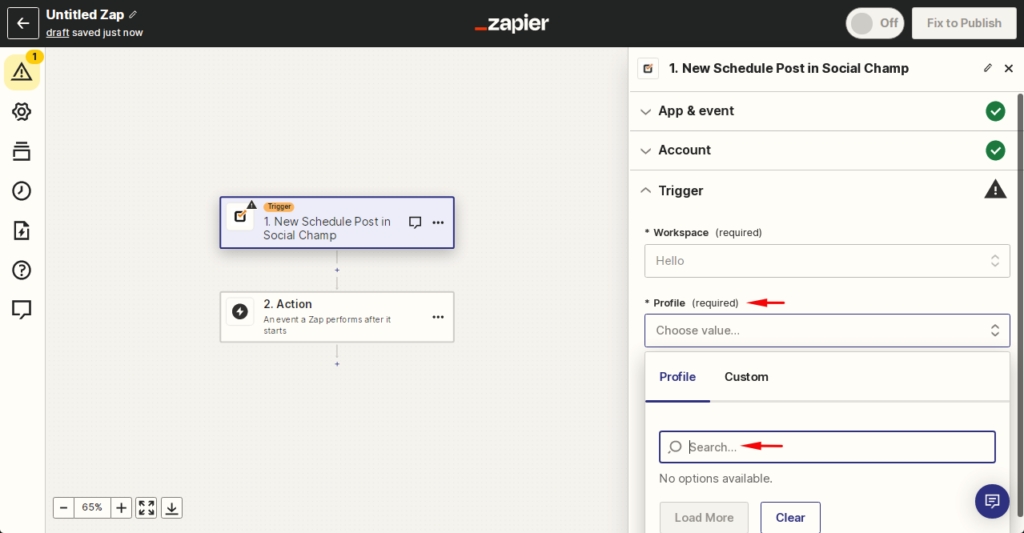 Social Champ and Zapier