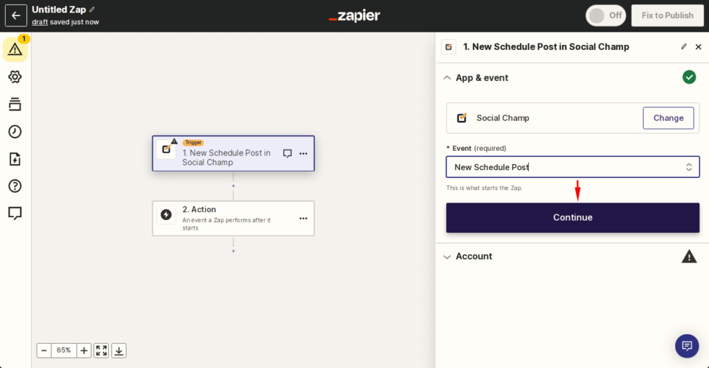 Social Champ and Zapier